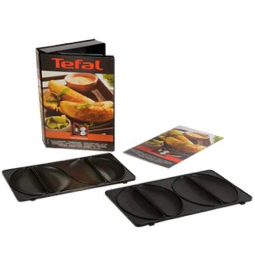 Πλάκα κρέπας Snack Collection για τοστ γκριλ - Μάυρο - Tefal