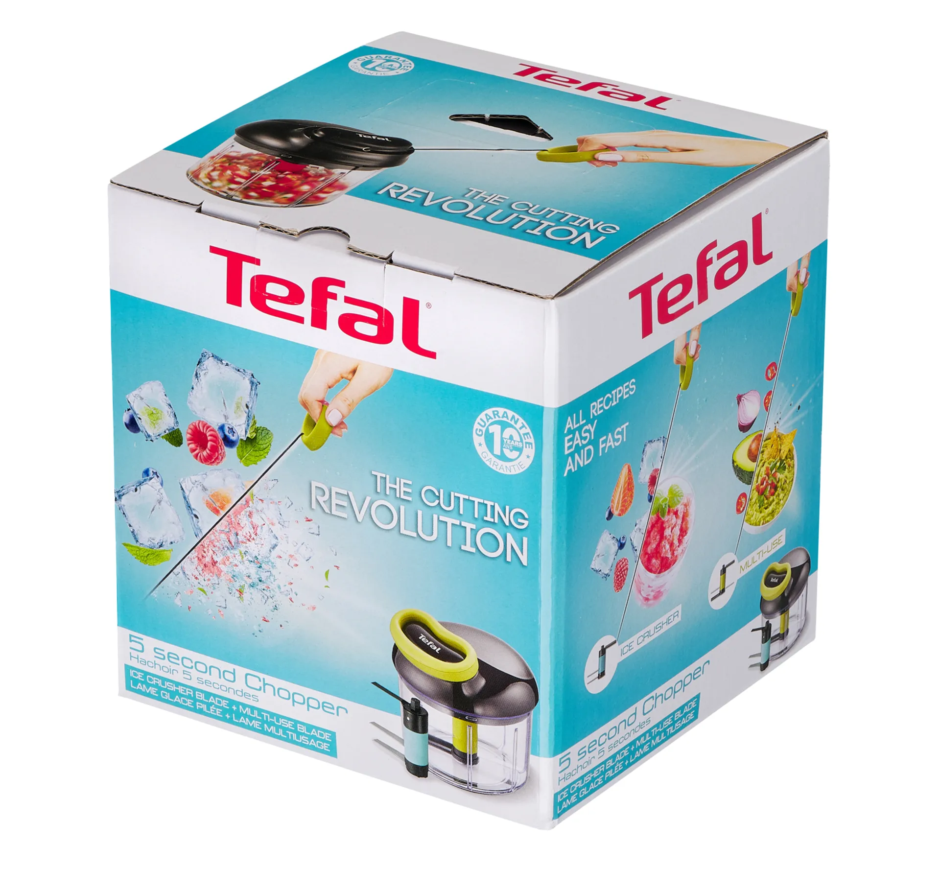 Tefal 5 sec μίνι κόφτης με λεπίδα παγοθραυστήρα, 0,9 L Tefal