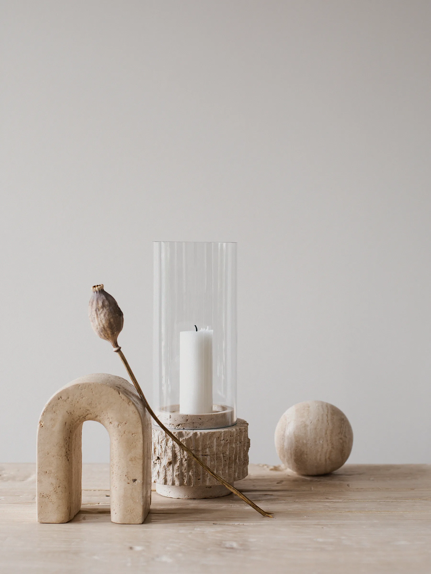 Βιβλιοστάτης από τραβερτίνη, 15 εκ. Tell Me More