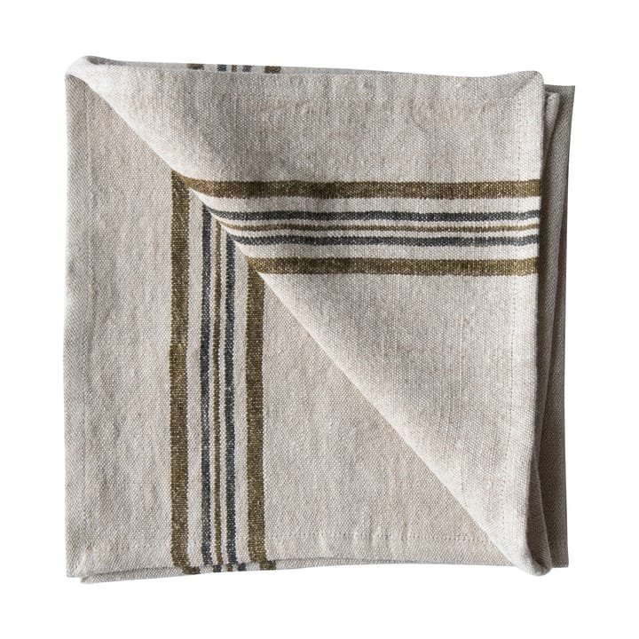 Πετσέτα Astrid από λινό ύφασμα 50x50 cm - Olive - Tell Me More