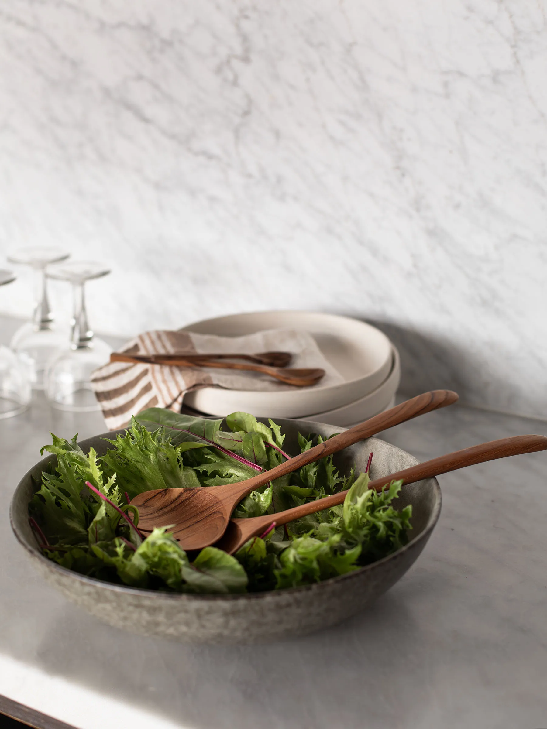 Σαλατιέρα Bon Ø30 εκ., Γκρι-καφέ Tell Me More