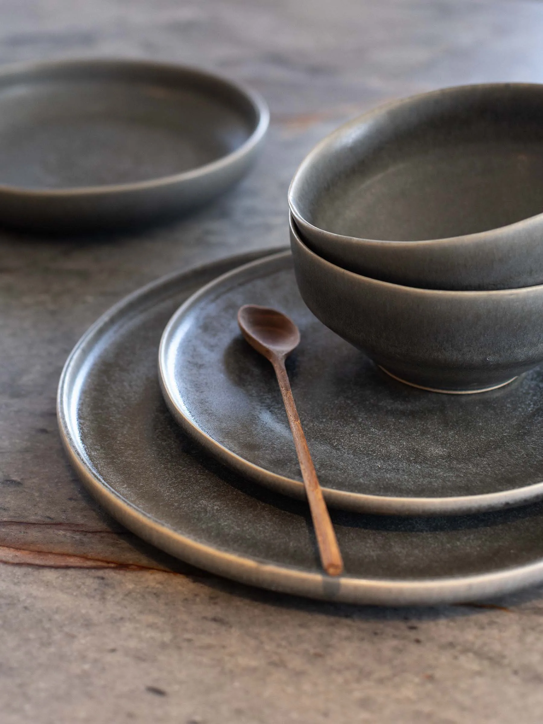 Πιάτο δείπνου Centro Ø28  εκ., Soft grey Tell Me More