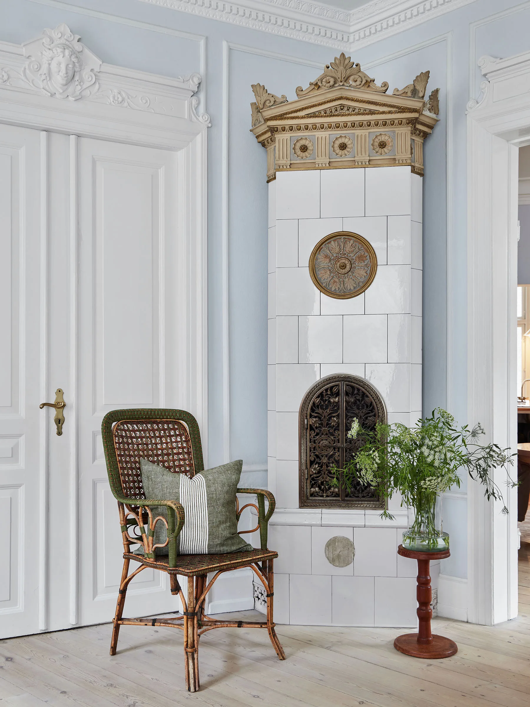 Colette μαξιλαροθήκη, Green stripe, 50x50 εκ. Tell Me More