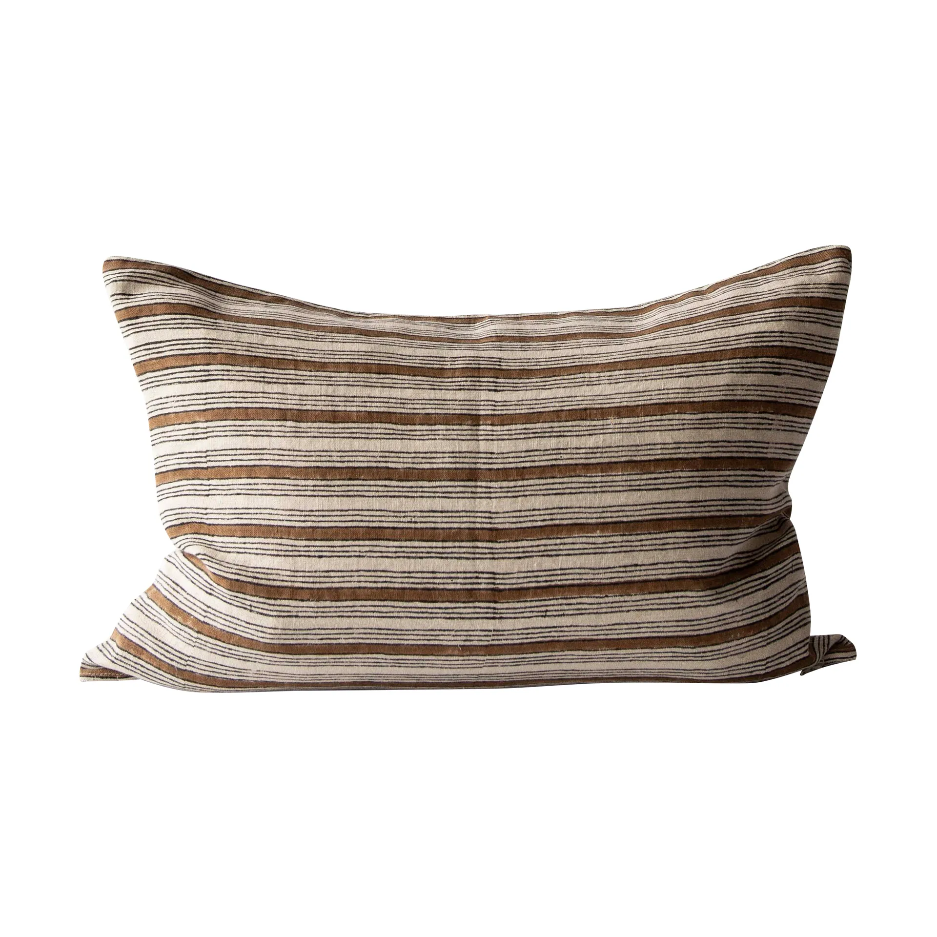 Θήκη μαξιλαριού Dino 40x60 cm, Block print brown Tell Me More