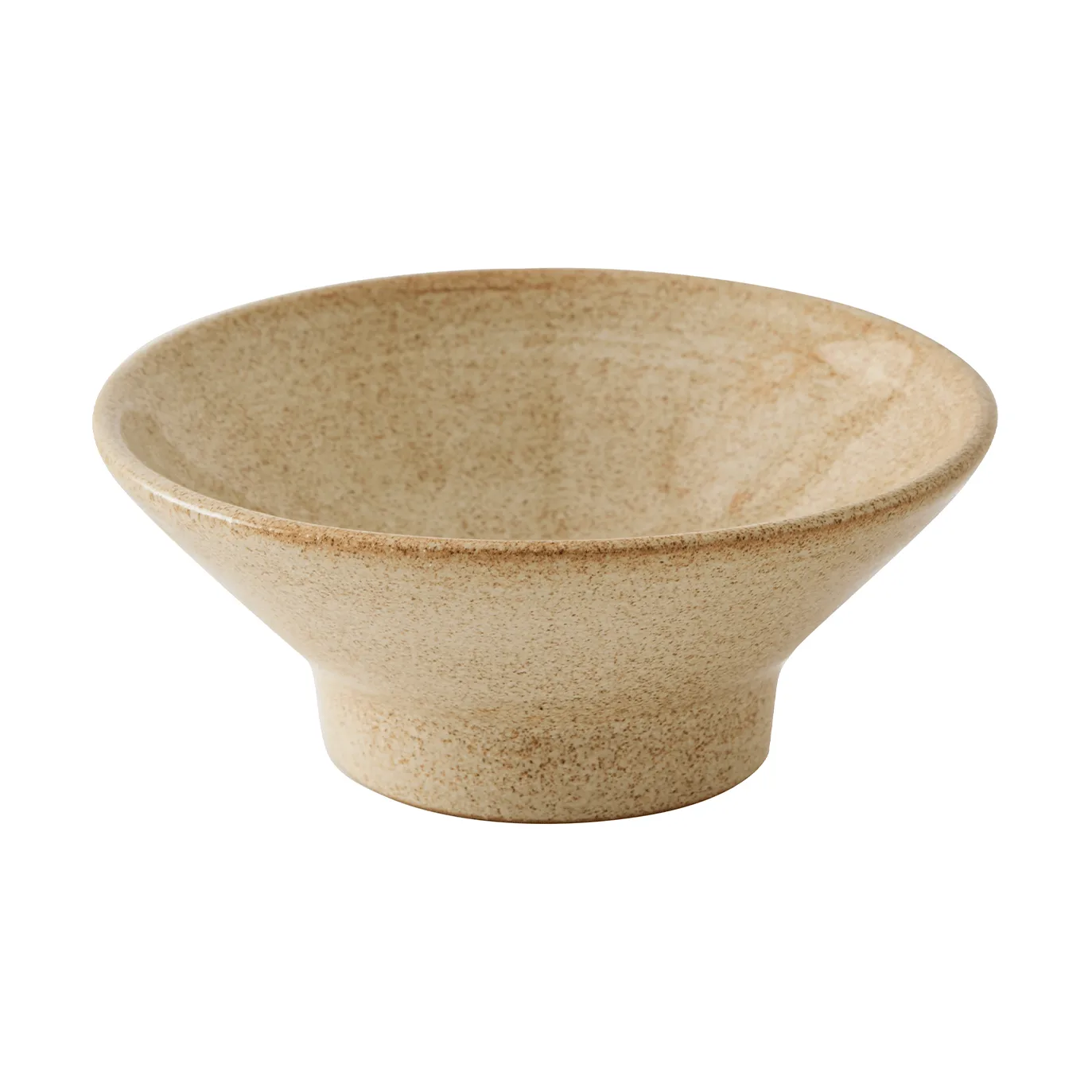 Elio μπολ με βάση, Beige speckled, Ø14,5x6 εκ. Tell Me More