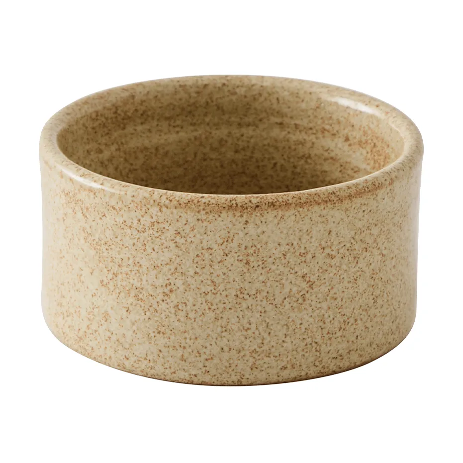 Elio κυλινδρικό μπολ, Beige speckled, Ø8,5x4,5 εκ. Tell Me More