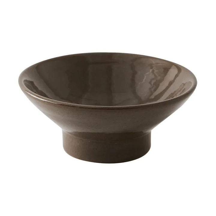 Elio μπολ με βάση - Dark brown, Ø14,5x6 εκ. - Tell Me More