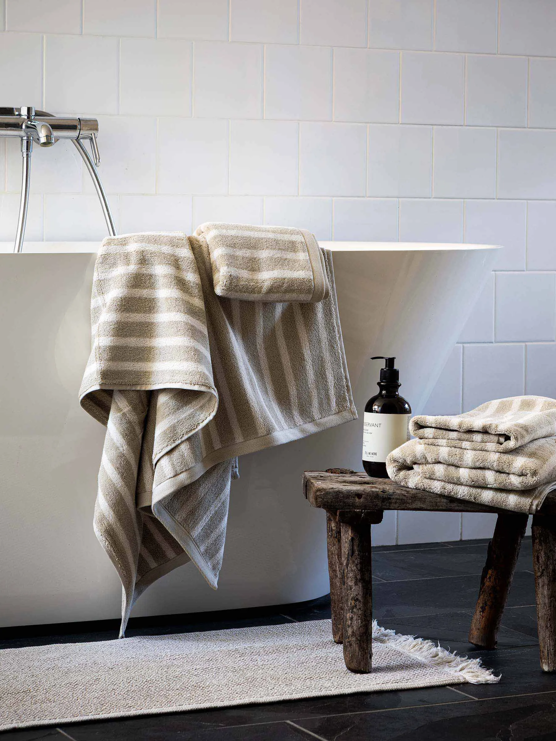 Elsa πατάκι μπάνιου, Off-white, 60x100 εκ. Tell Me More