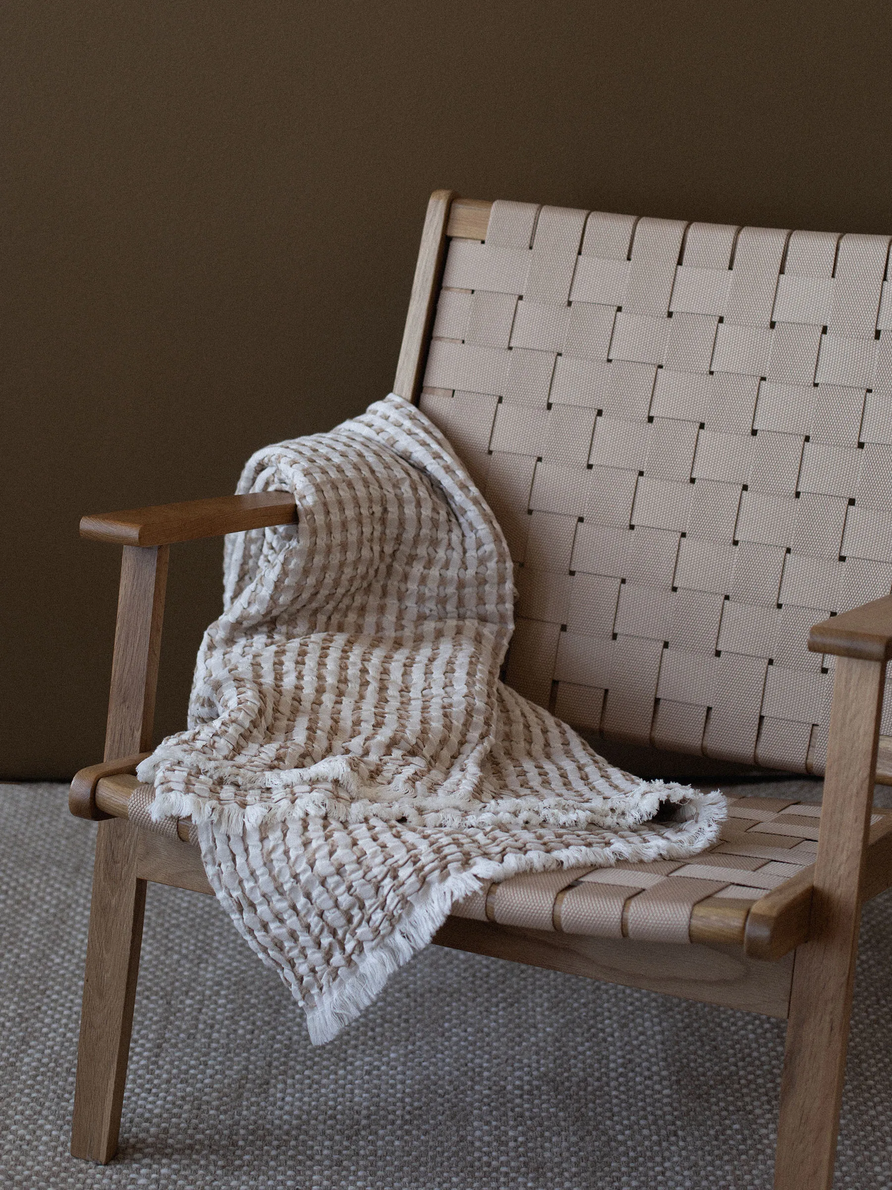 Gilbert ριχτάρι 140x200 εκ., Μπεζ Tell Me More