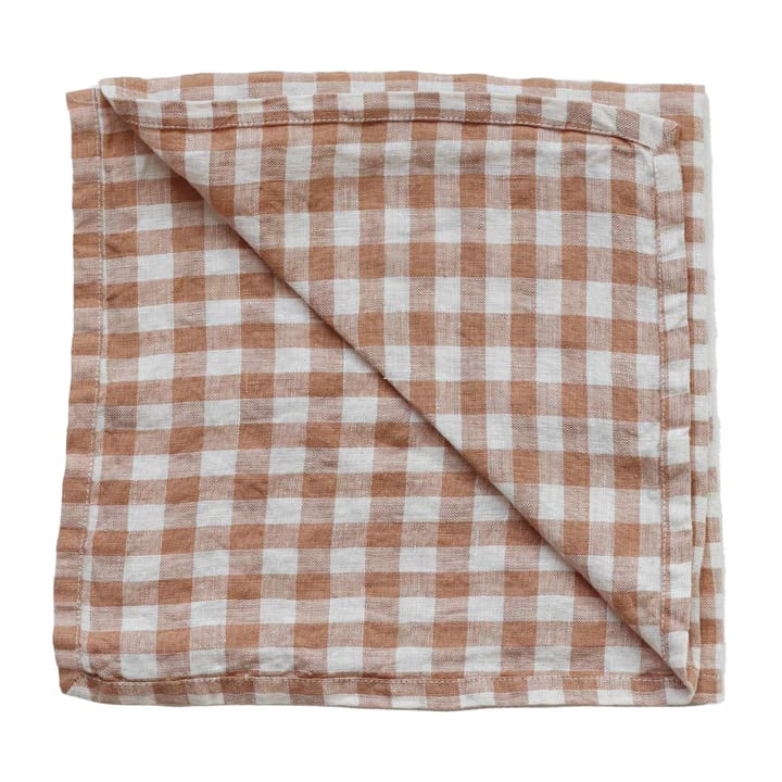 Καρό πετσέτα κουζίνας Gingham 70x50 cm - Biscuit - Tell Me More