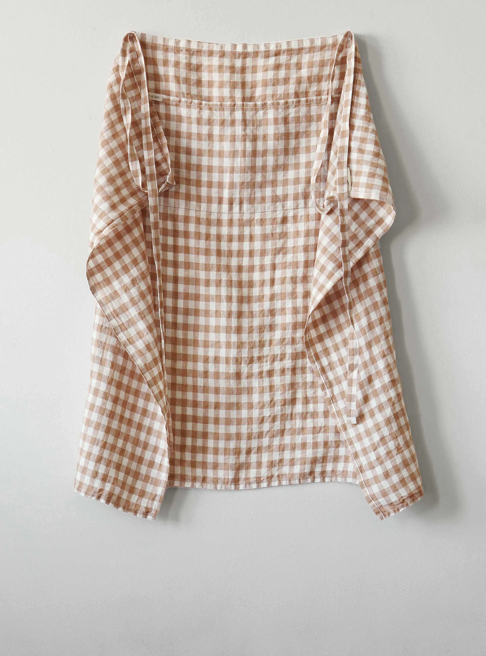 Ποδιά με καρό σχέδιο Gingham 90x75 cm, Biscuit Tell Me More