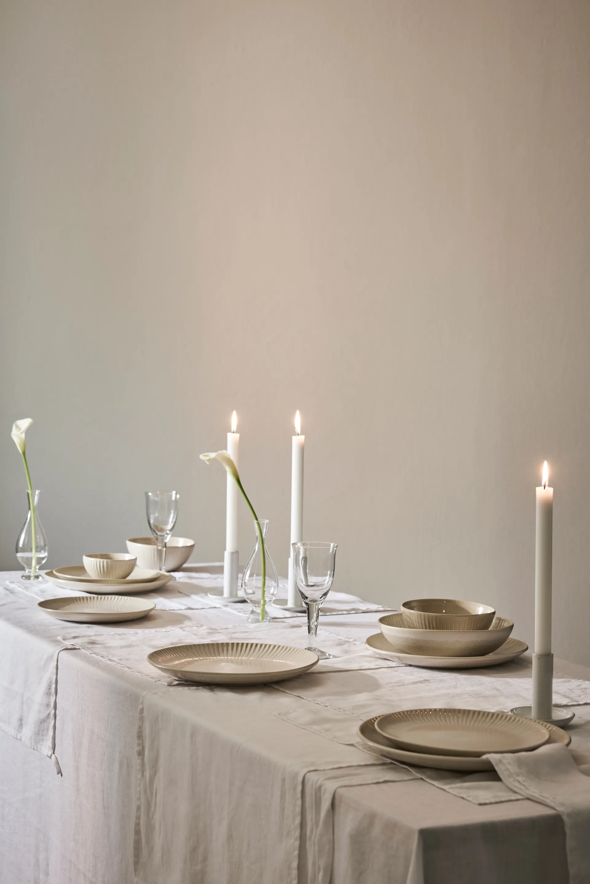 Πιάτο Granada Ø26,5 εκ., Κρεμ λευκό-μπεζ Tell Me More