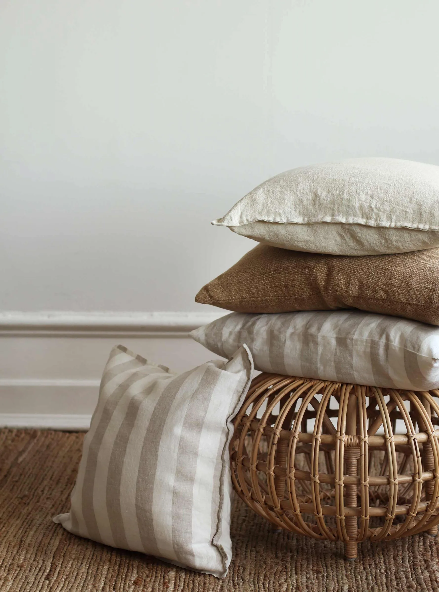 Μαξιλαροθήκη Holte 50x50 εκ., Άμμος Tell Me More