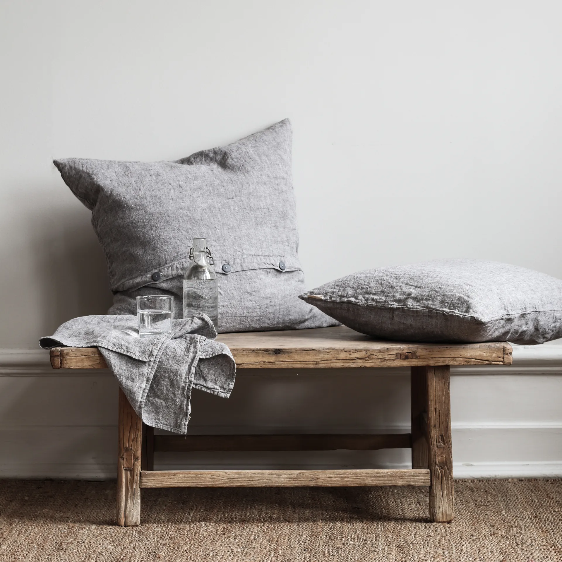 Julian μαξιλαροθήκη 50x50 cm, γκρι-ανάμικτο Tell Me More