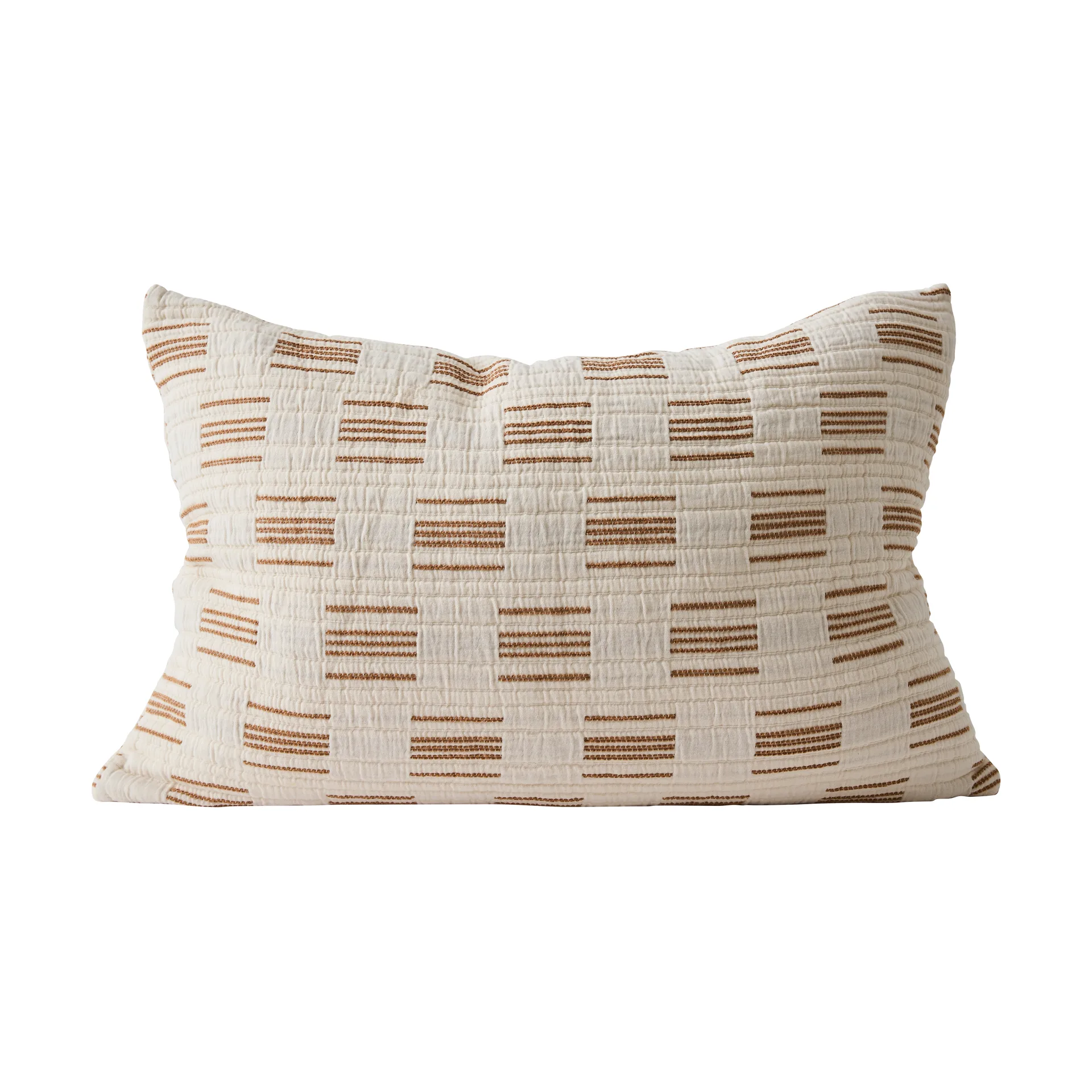 Μαξιλαροθήκη Julien 40x60 εκ., Off-white-σκουριασμένο κόκκινο Tell Me More