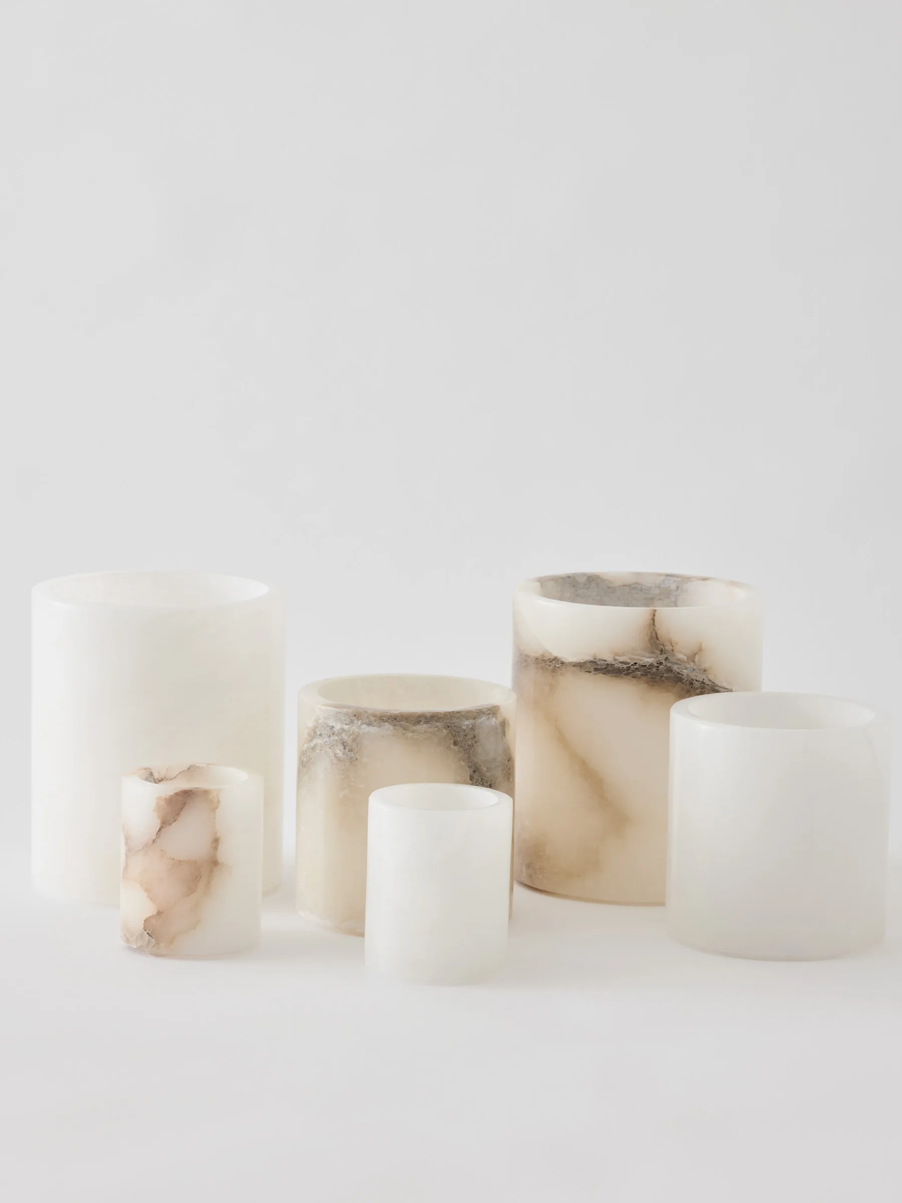 Αλαβάστρινο φαναράκι, Λευκό-μπεζ, M 14 εκ. Tell Me More