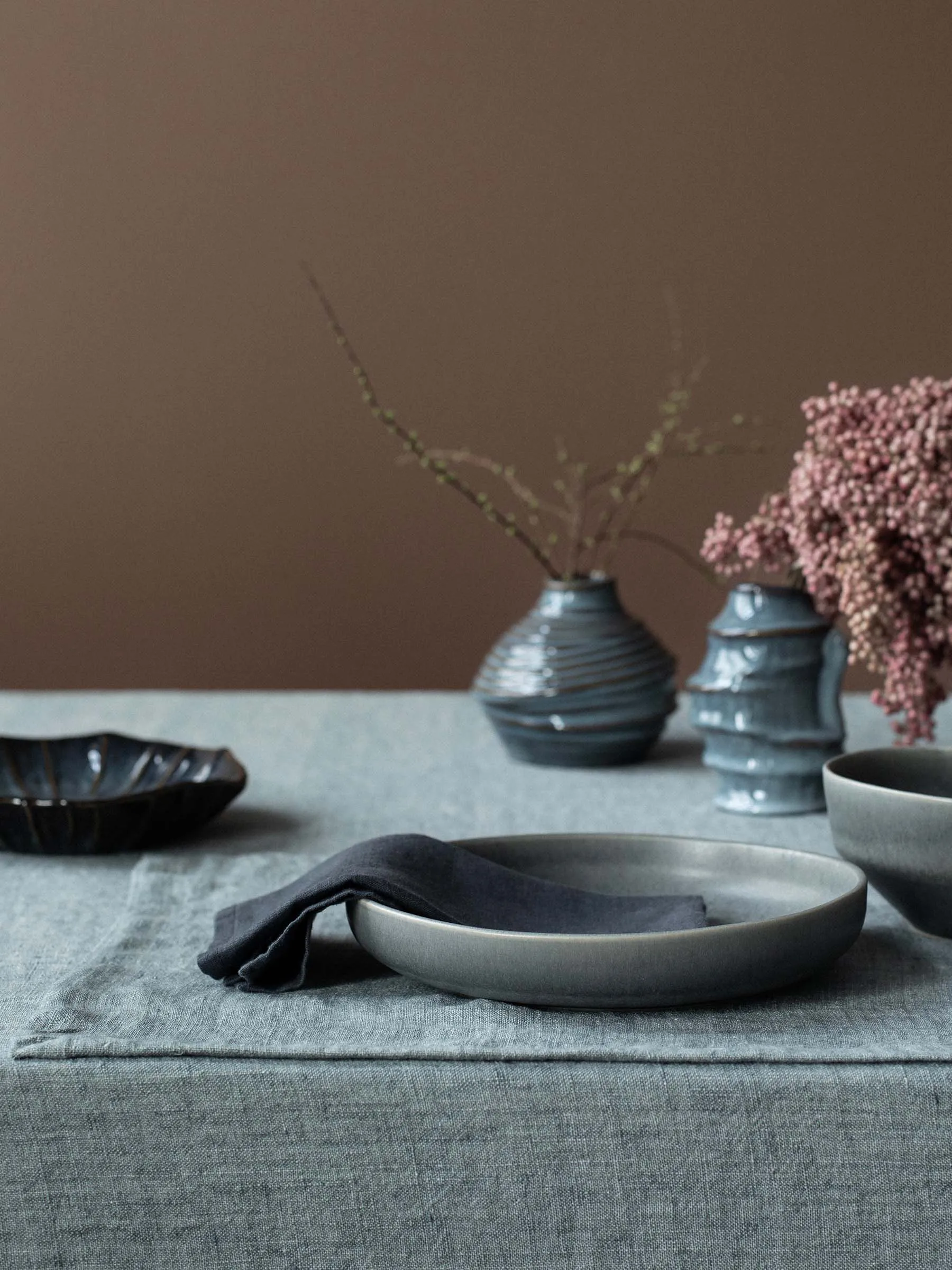 Marion τραπεζομάντιλο λινό 145x330 cm, Ocean Tell Me More