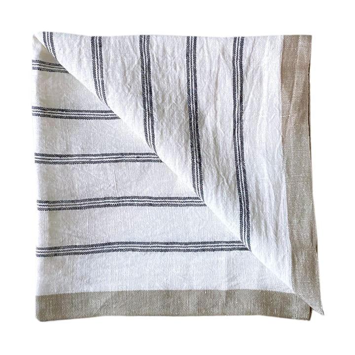 Maya πετσέτα από λινό ύφασμα 50x50 cm - Navy Stripe - Tell Me More