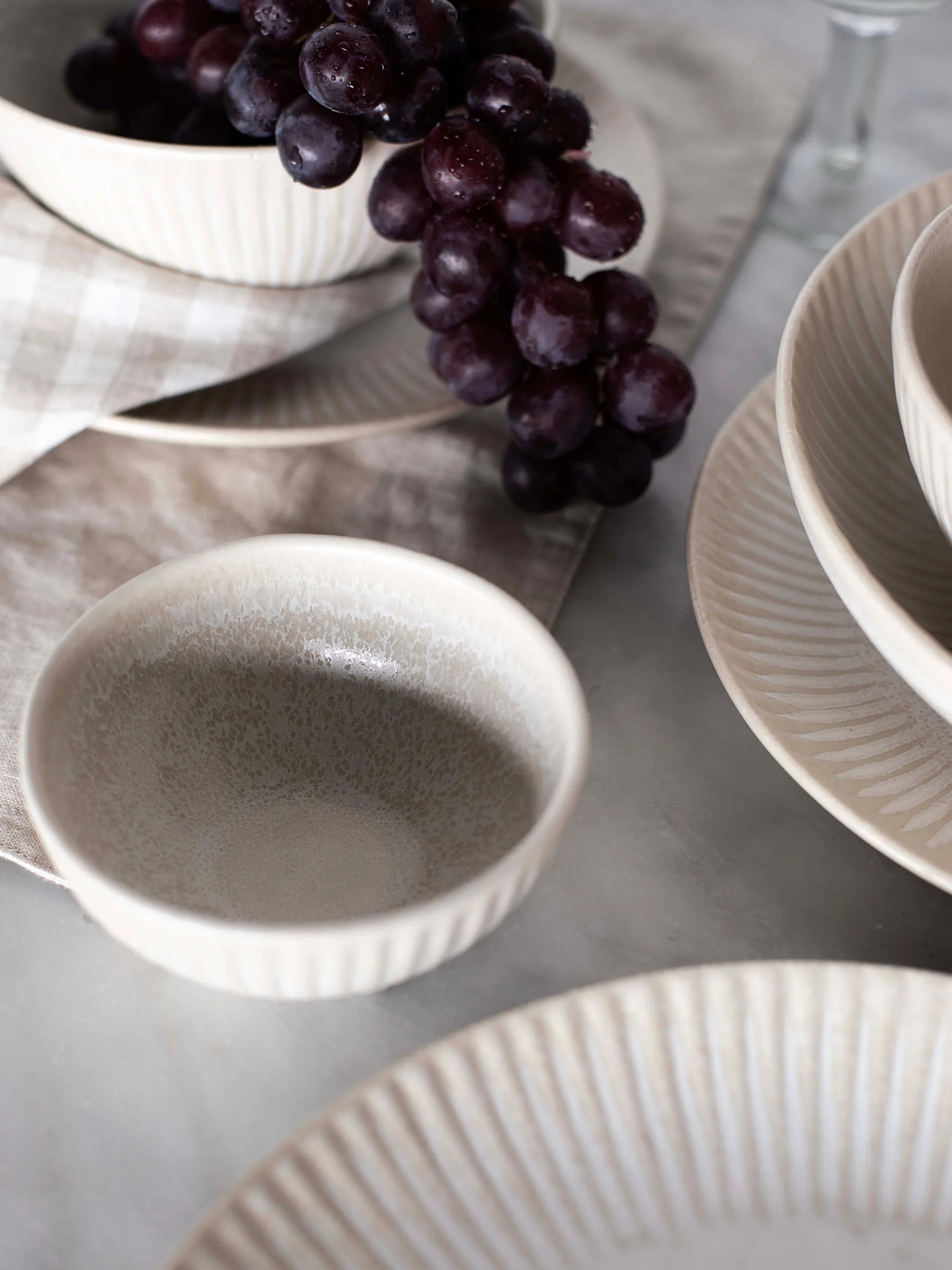 Μπολ mini Granada Ø11 εκ., Κρεμ λευκό-μπεζ Tell Me More