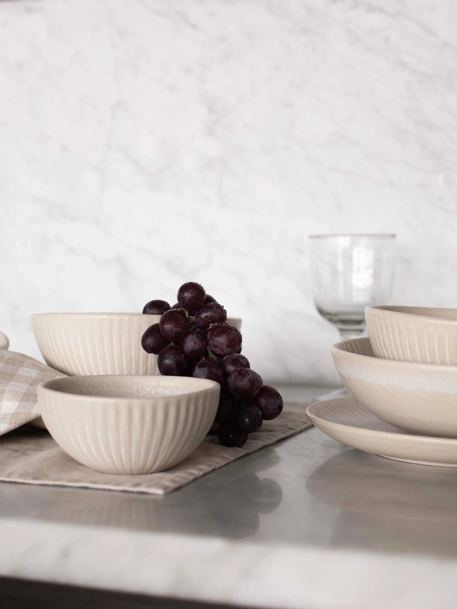 Μπολ mini Granada Ø11 εκ., Κρεμ λευκό-μπεζ Tell Me More