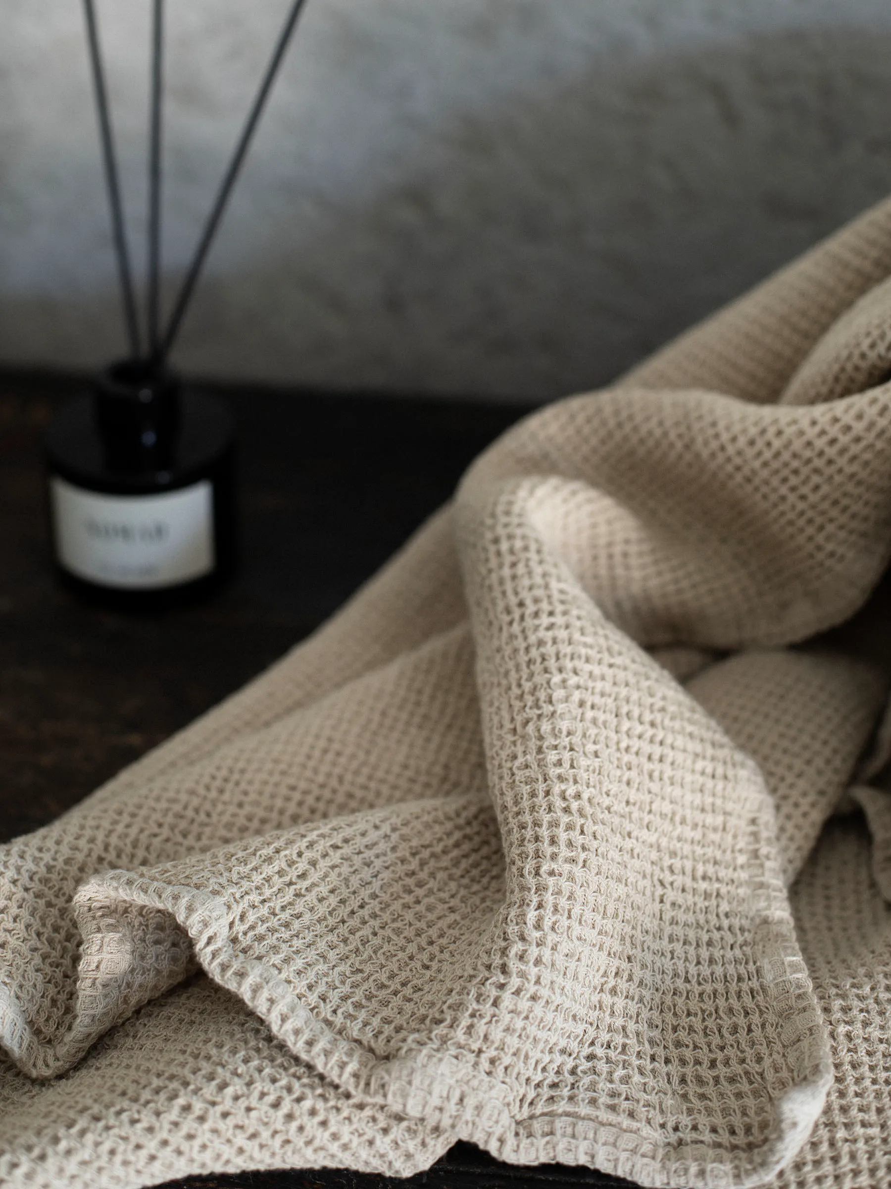 Πετσέτα μπάνιου Nella 100x150 εκ., Μπεζ Tell Me More