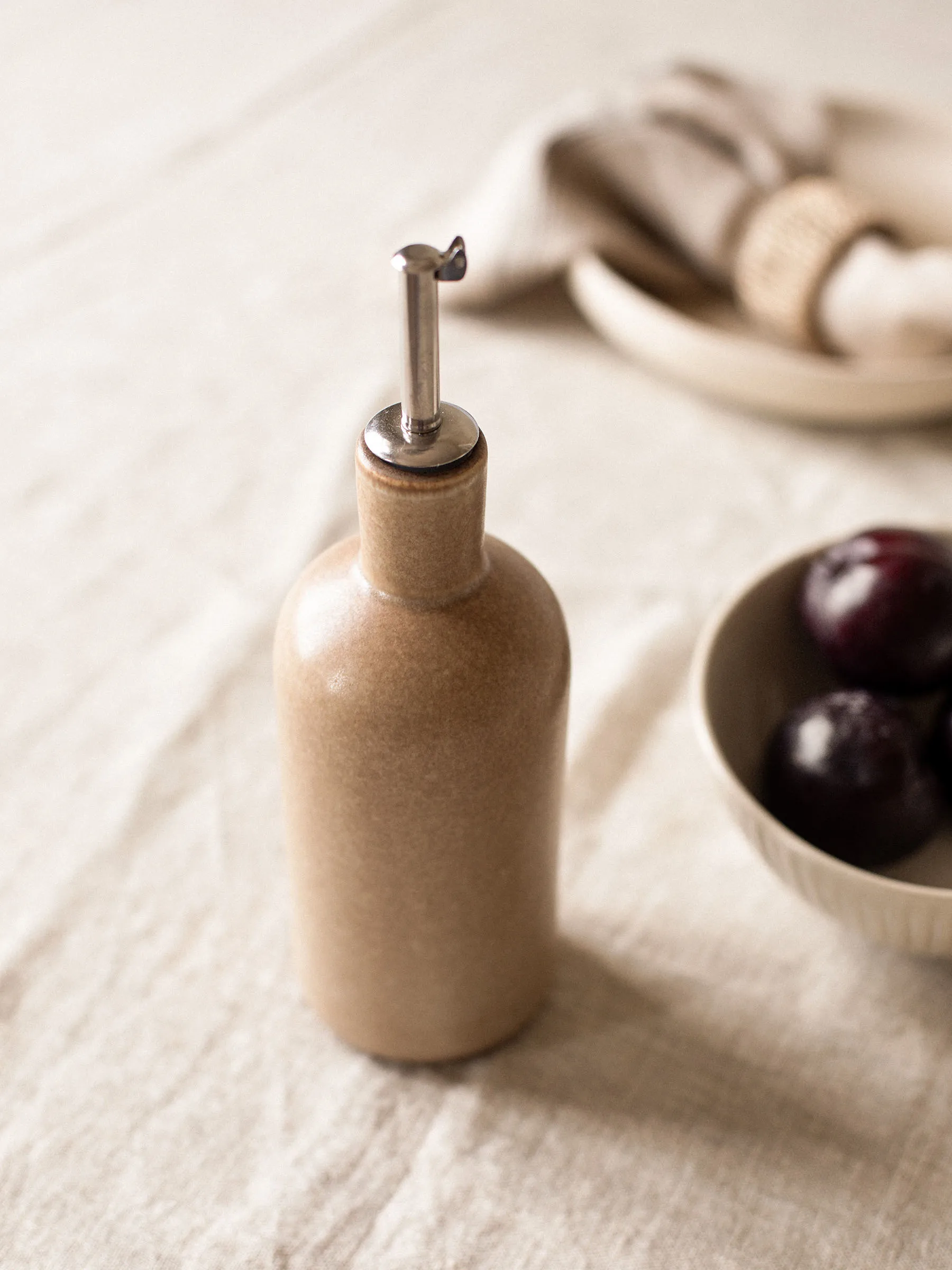 Palermo μπουκάλι για λάδι & ξύδι, Beige, small 50 cl Tell Me More