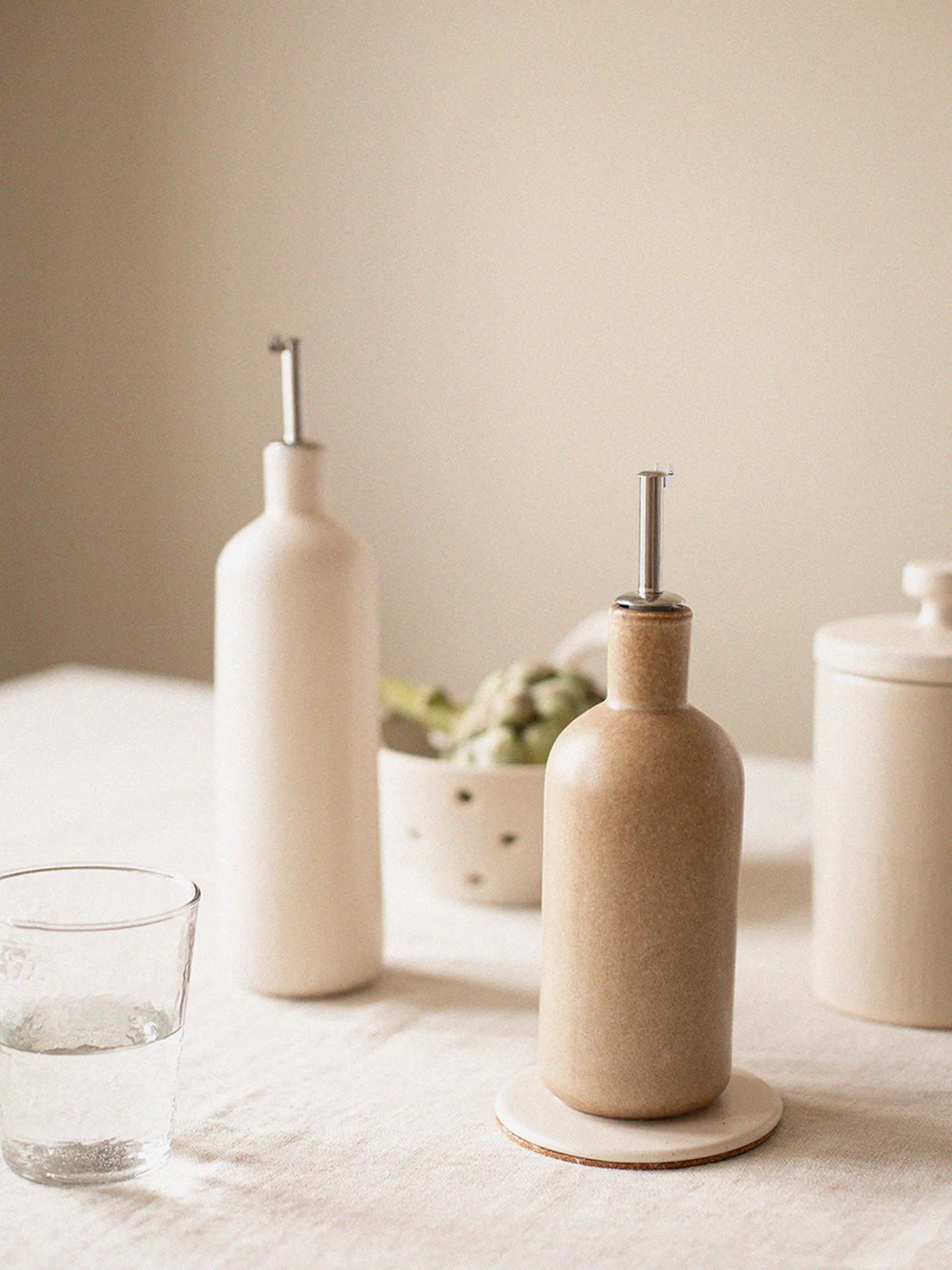 Palermo μπουκάλι για λάδι & ξύδι, Beige, small 50 cl Tell Me More