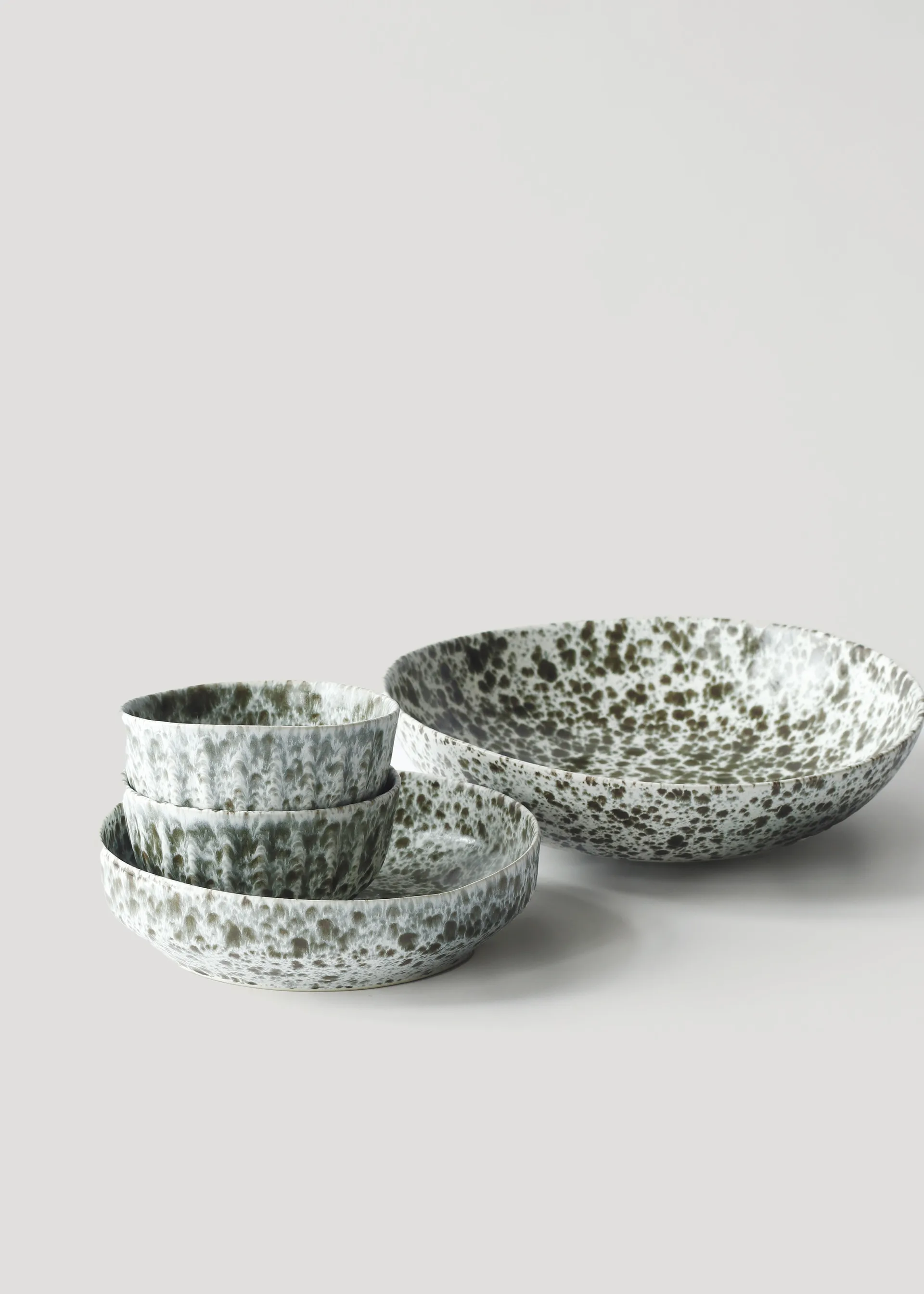 Μπολ μικρό Rivoli Ø14 cm, Green splatter Tell Me More