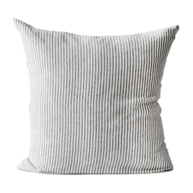 Stonewashed λινή μαξιλαροθήκη 65x65 cm, Γκρι-λευκό Tell Me More