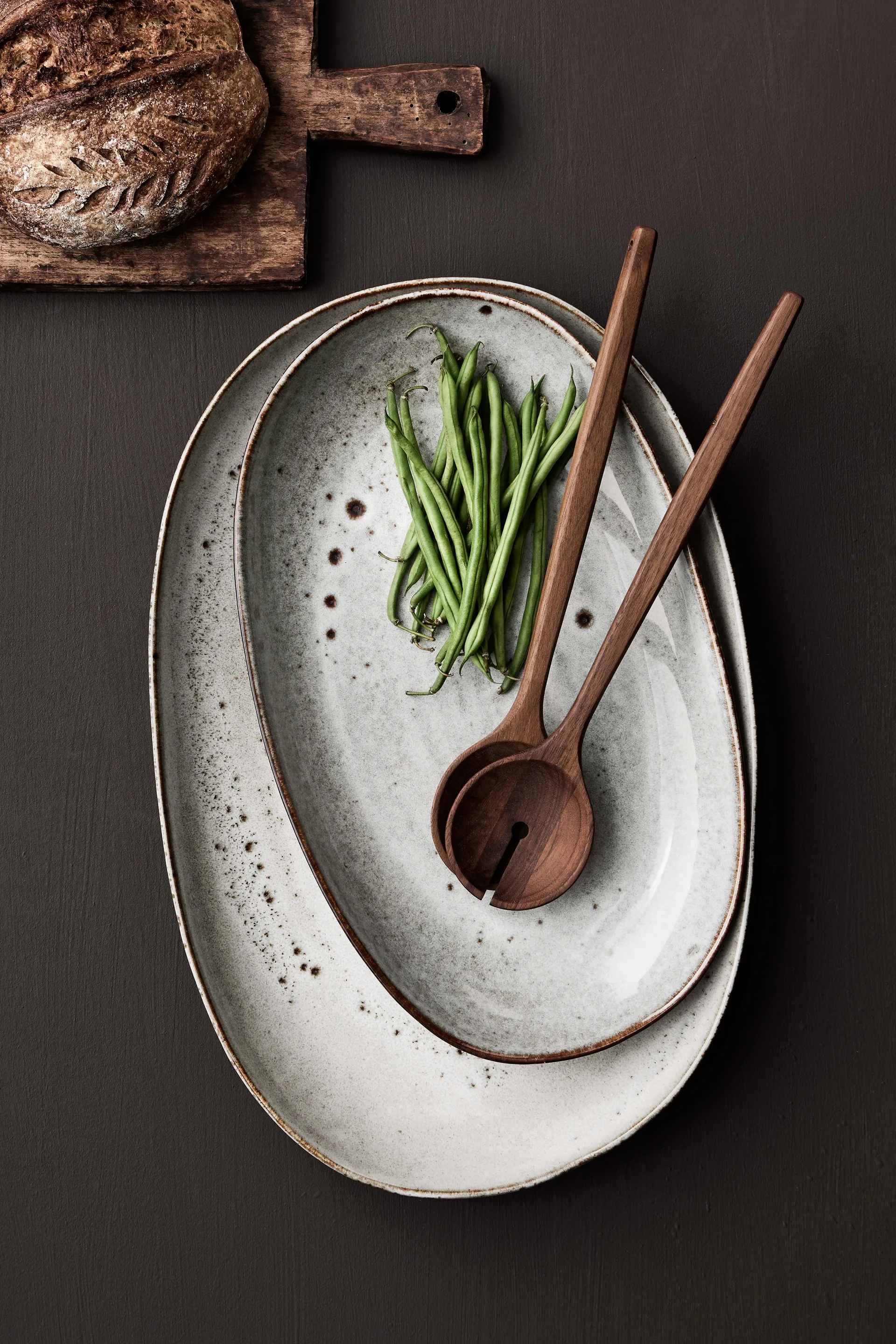 Πιατέλα Taranto μεγάλη 28x43 εκ, Beige Tell Me More