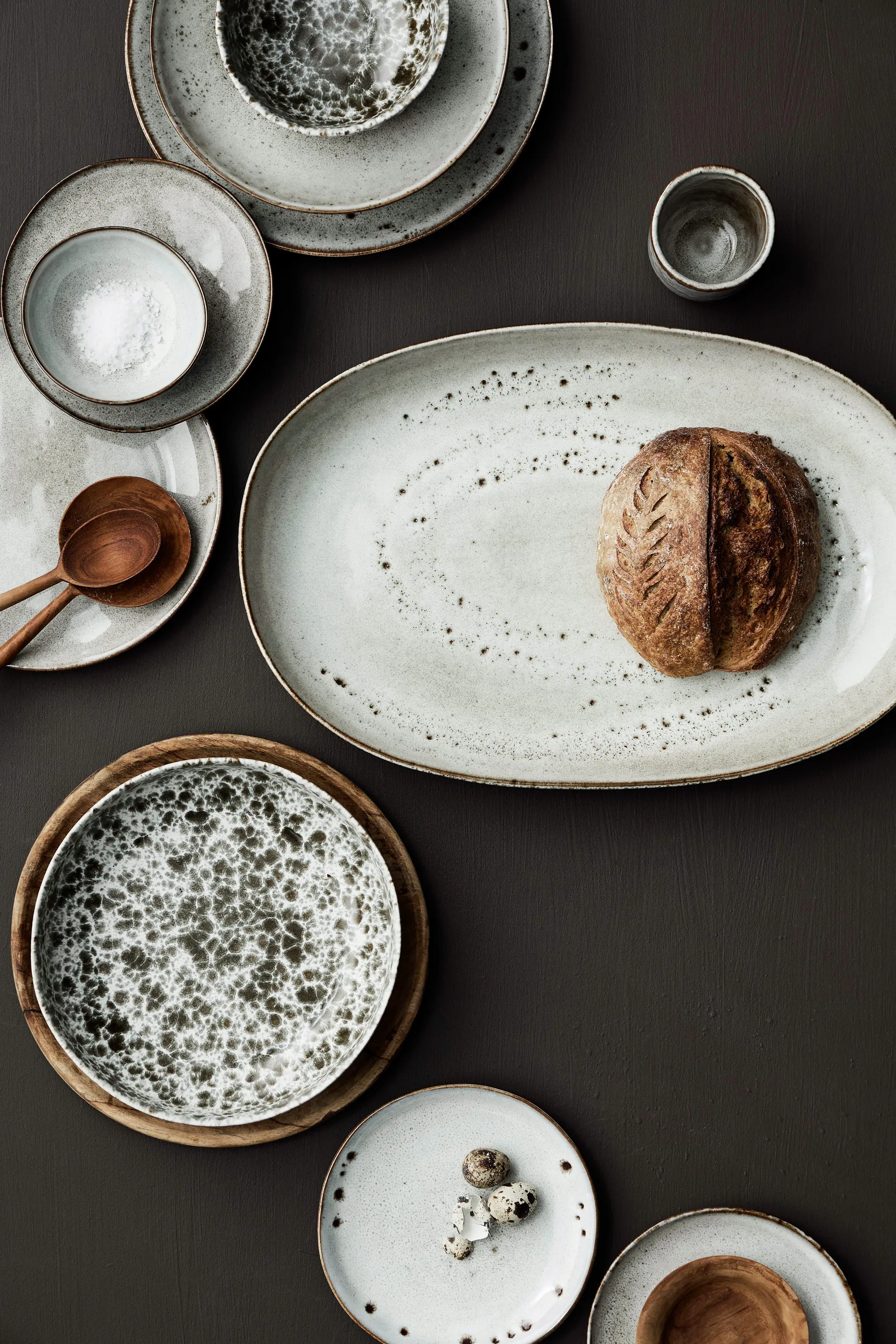 Πιατέλα Taranto μεγάλη 28x43 εκ, Beige Tell Me More