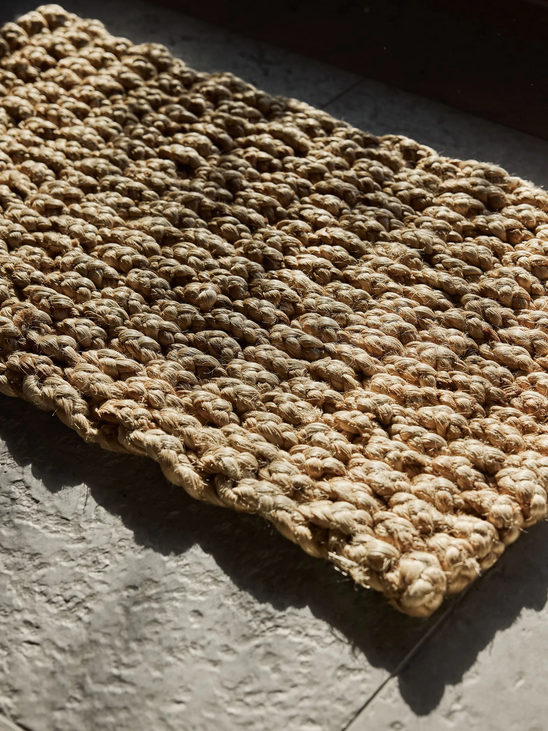 Tell Me More Braided ψάθινο χαλάκι εισόδου 45x75 εκ., Natural Tell Me More