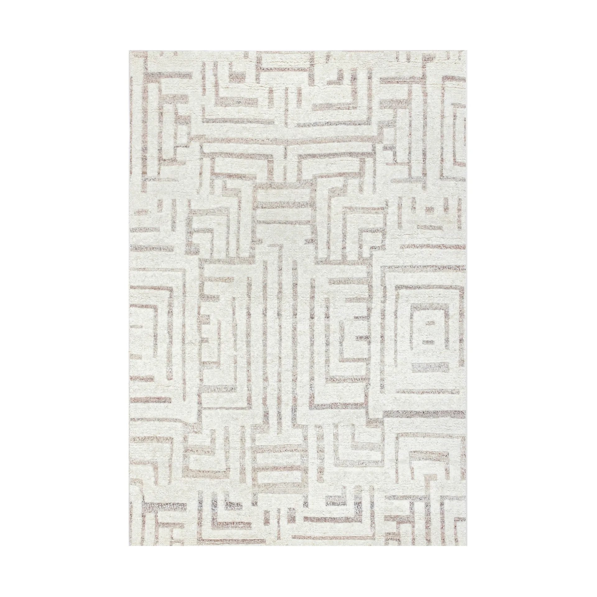 Μάλλινο χαλί Viby, Ivory-brown, 170x240 cm Tell Me More