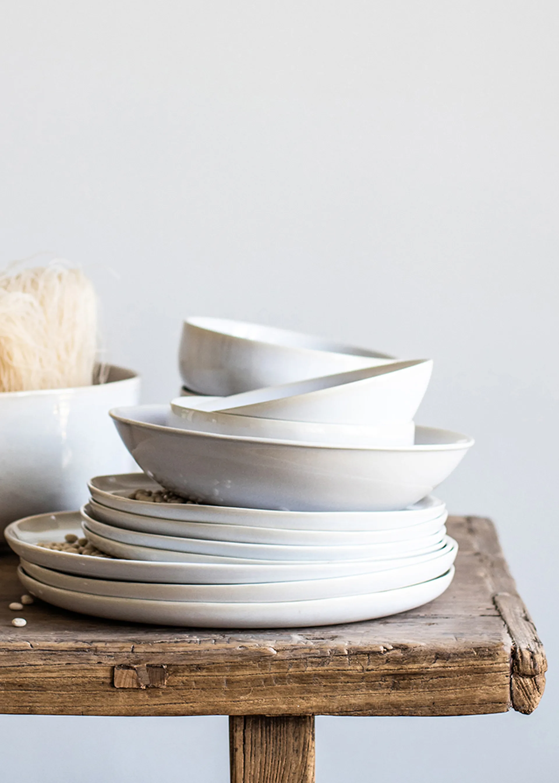 Vince βαθύ πιάτο Ø 22,5 cm, Λευκό Tell Me More