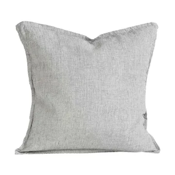 Washed linen διακοσμητική μαξιλαροθήκη 50x50 εκ. - Pinstripe - Tell Me More