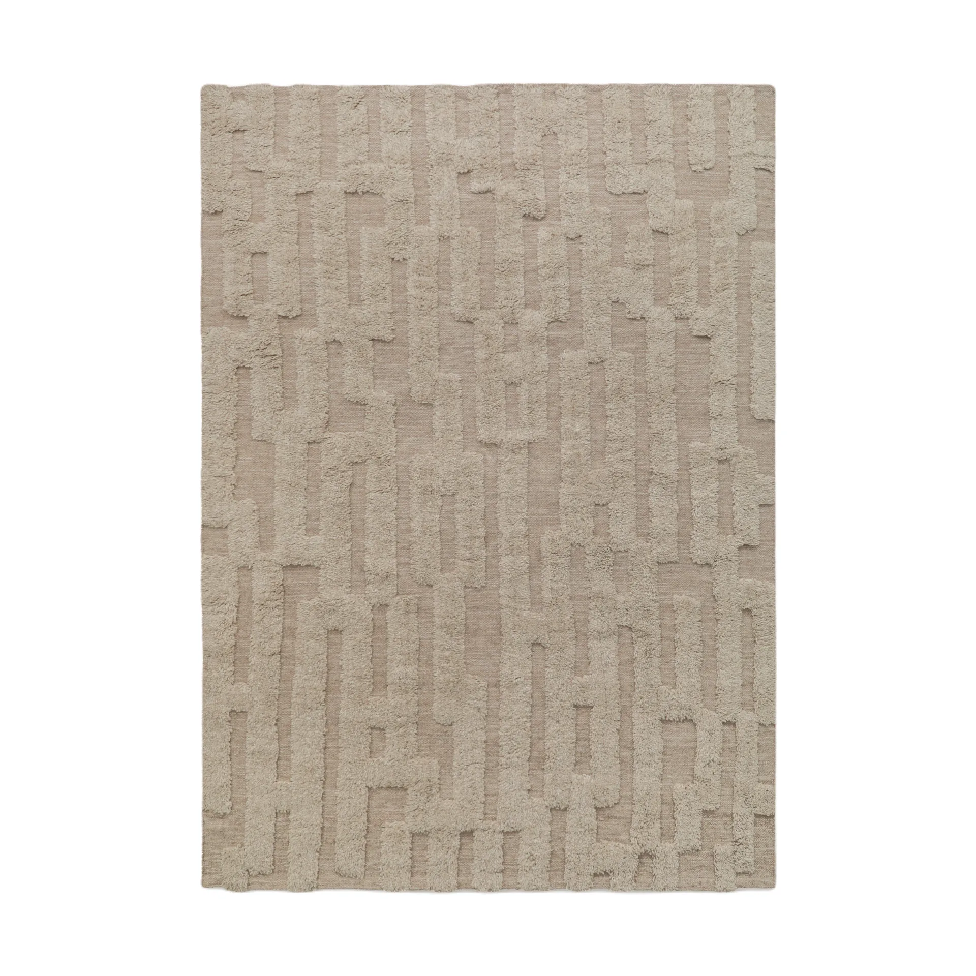 Bielke μάλλινο χαλί 200x300 cm, Beige-melange Tinted