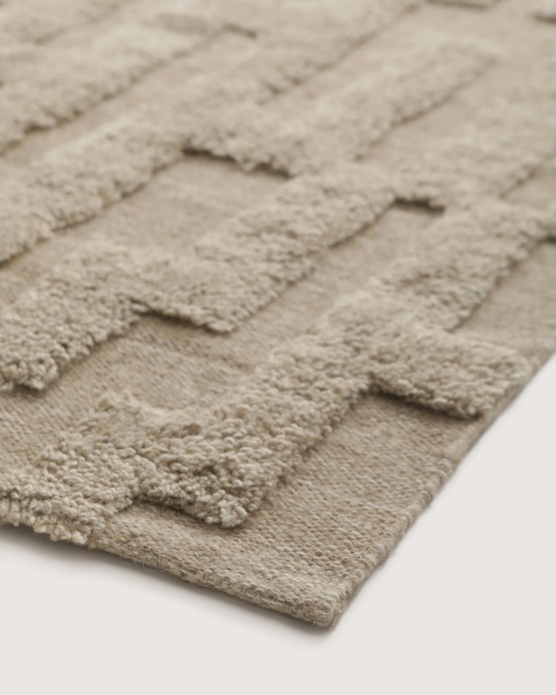 Bielke μάλλινο χαλί 200x300 cm, Beige-melange Tinted