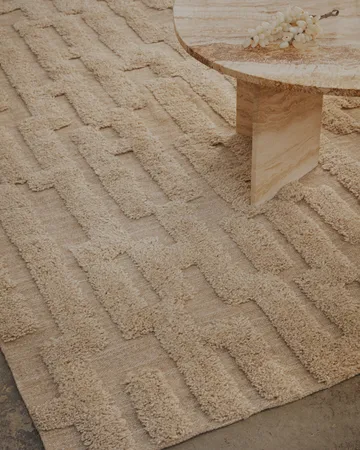 Bielke μάλλινο χαλί 200x300 cm - Beige-melange - Tinted