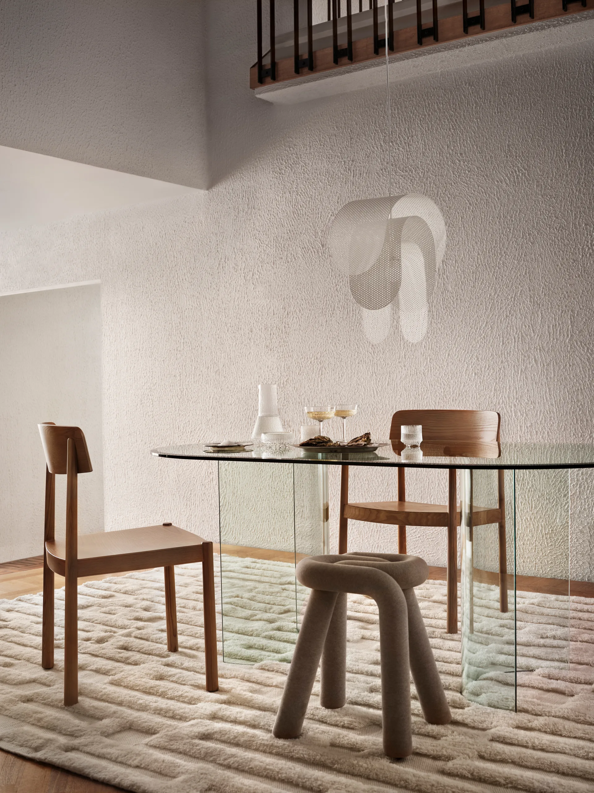 Bielke μάλλινο χαλί 200x300 cm, Offwhite Tinted