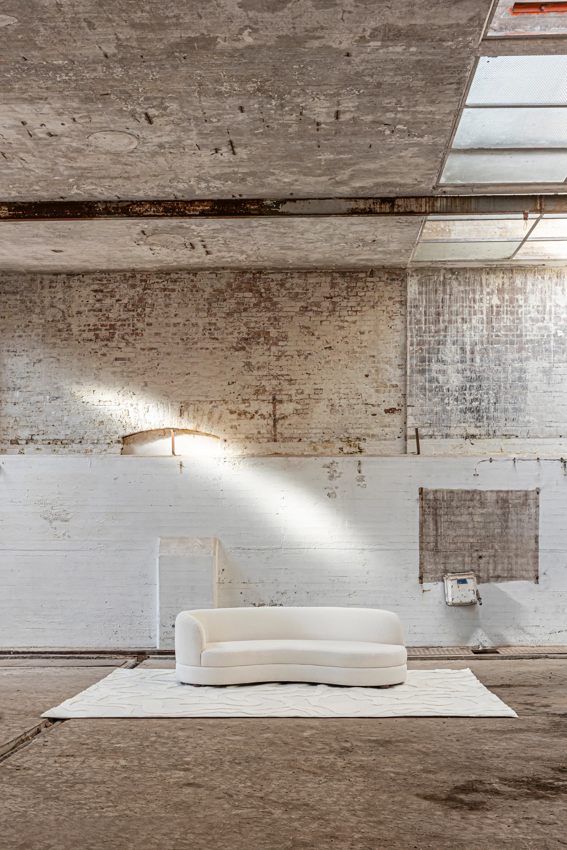 Delon καναπές, Bouclé off-white Tinted