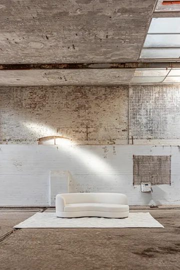 Delon καναπές - Bouclé off-white - Tinted