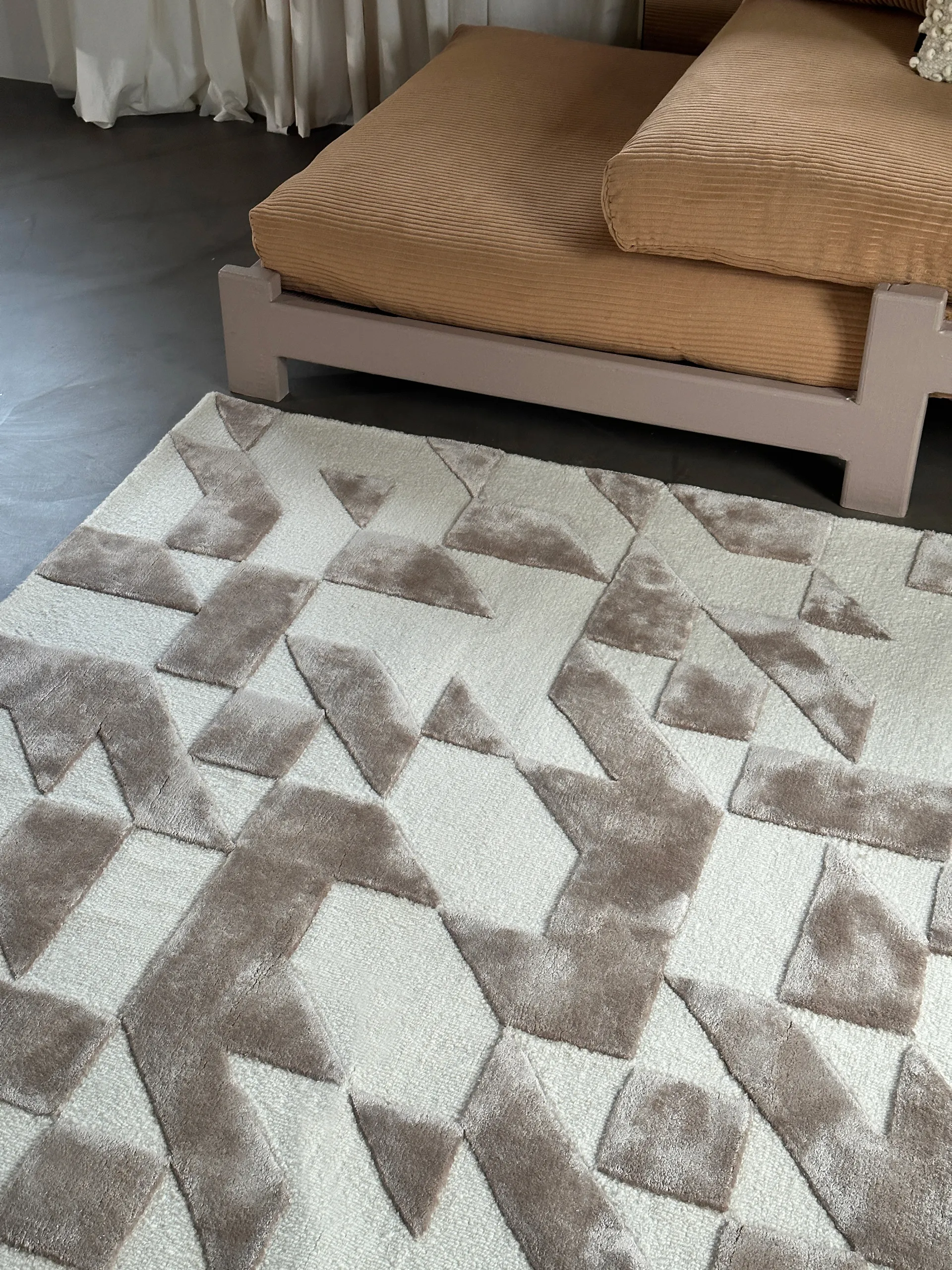 Χαλί Franzen 170x240 cm, Beige-off white Tinted