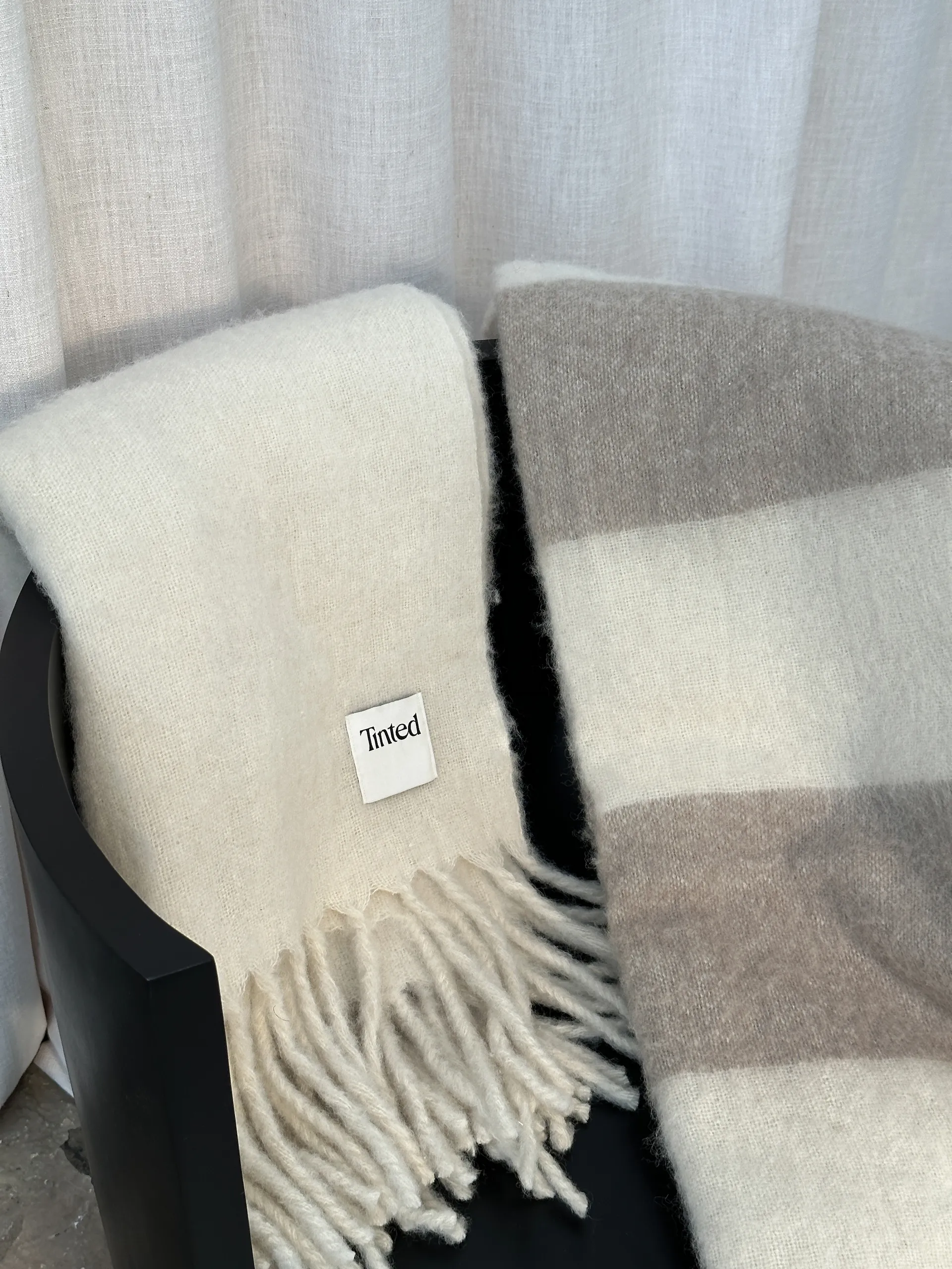 Hemple μάλλινο ριχτάρι 130x170 cm, Beige-offwhite Tinted