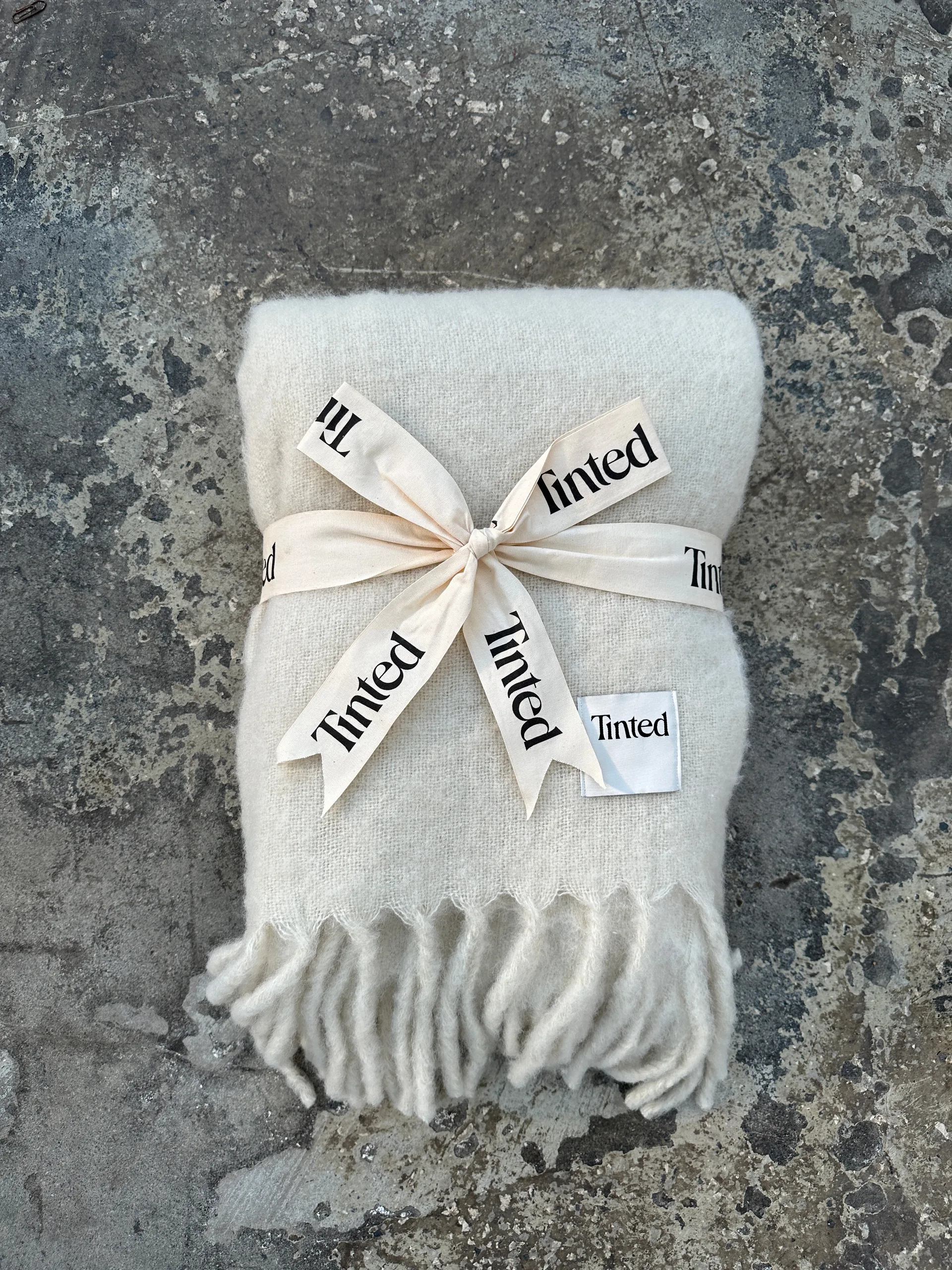 Jungberg μάλλινο ριχτάρι 130x170 cm, Offwhite Tinted