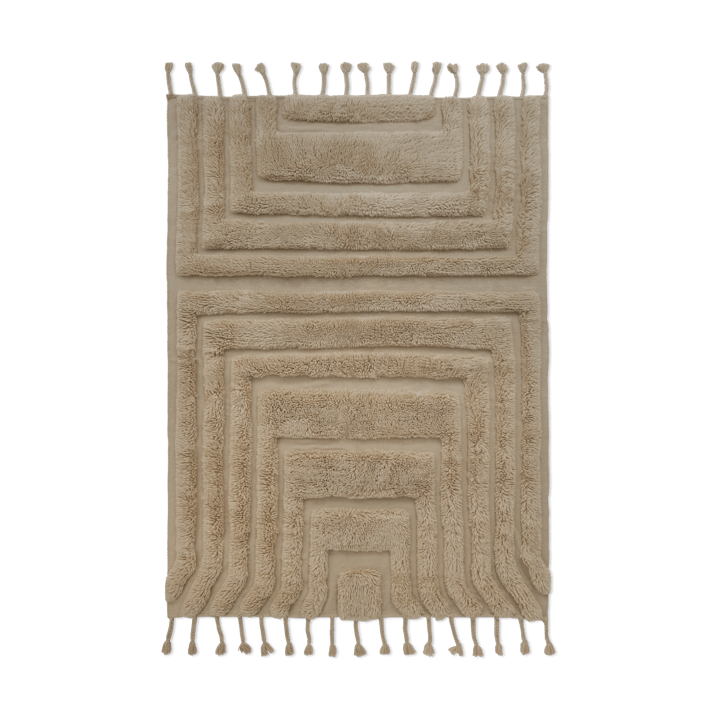 Kask μάλλινο χαλί 170x240 cm - Beige - Tinted