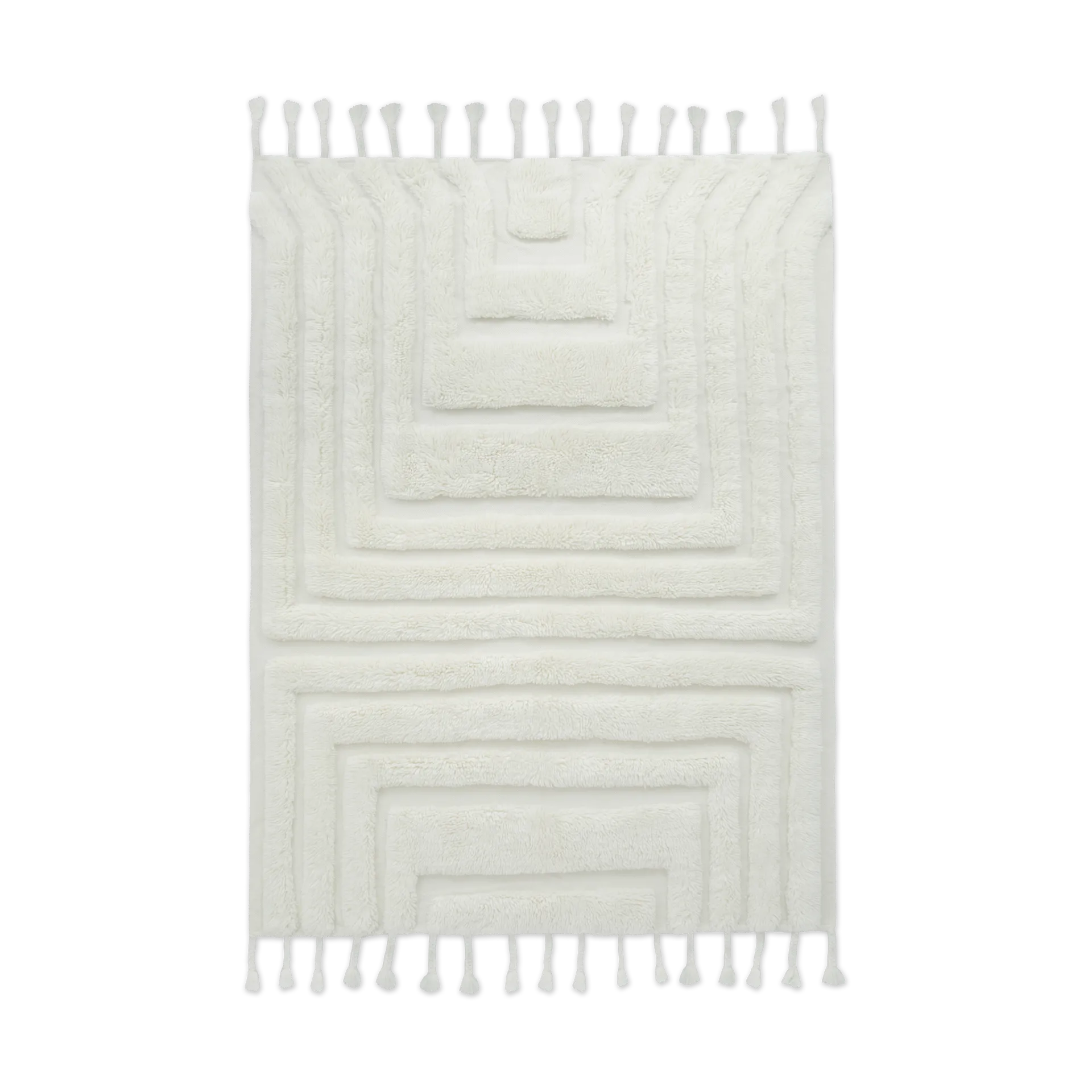 Kask μάλλινο χαλί 300x400 cm, Offwhite Tinted