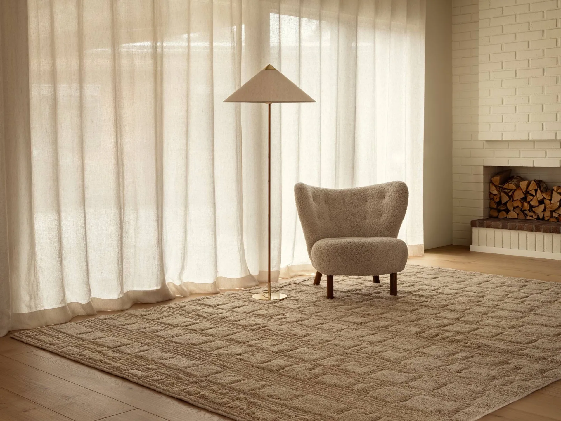 Lydahl μάλλινο χαλί, Beige, 250x350 εκ. Tinted
