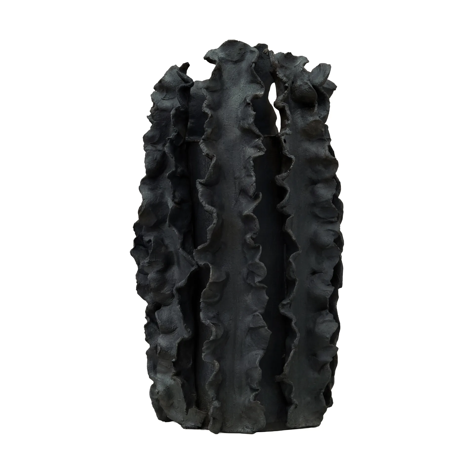 Melera βάζο, Black, 33x16 εκ. Tinted
