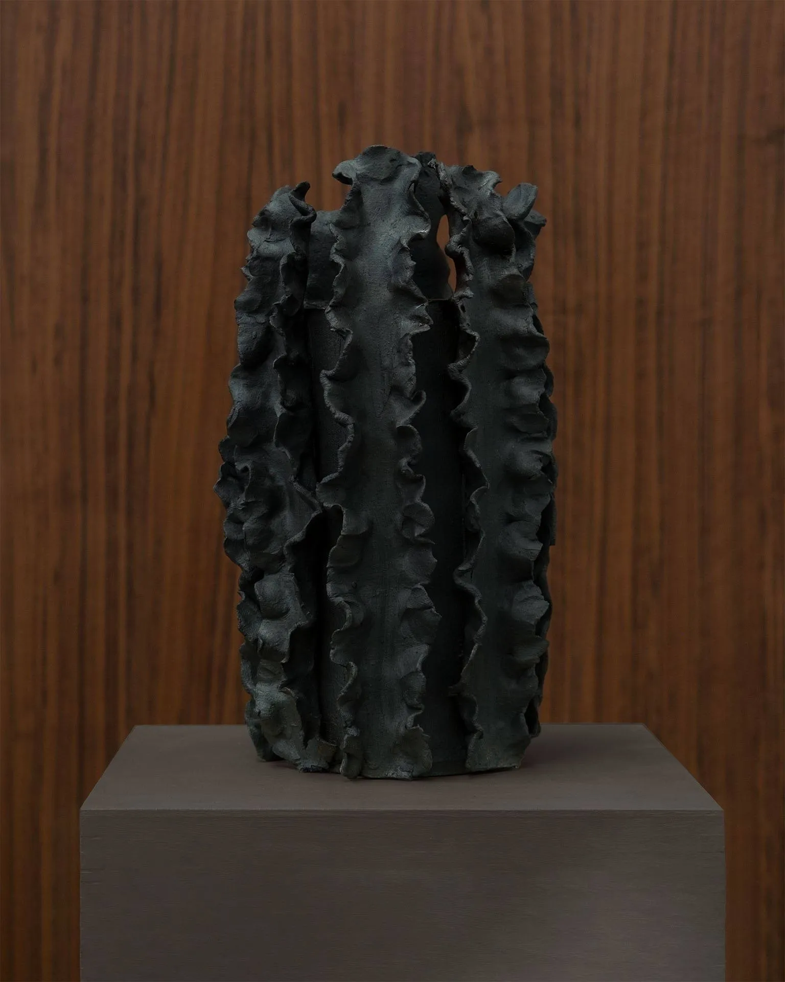 Melera βάζο, Black, 33x16 εκ. Tinted