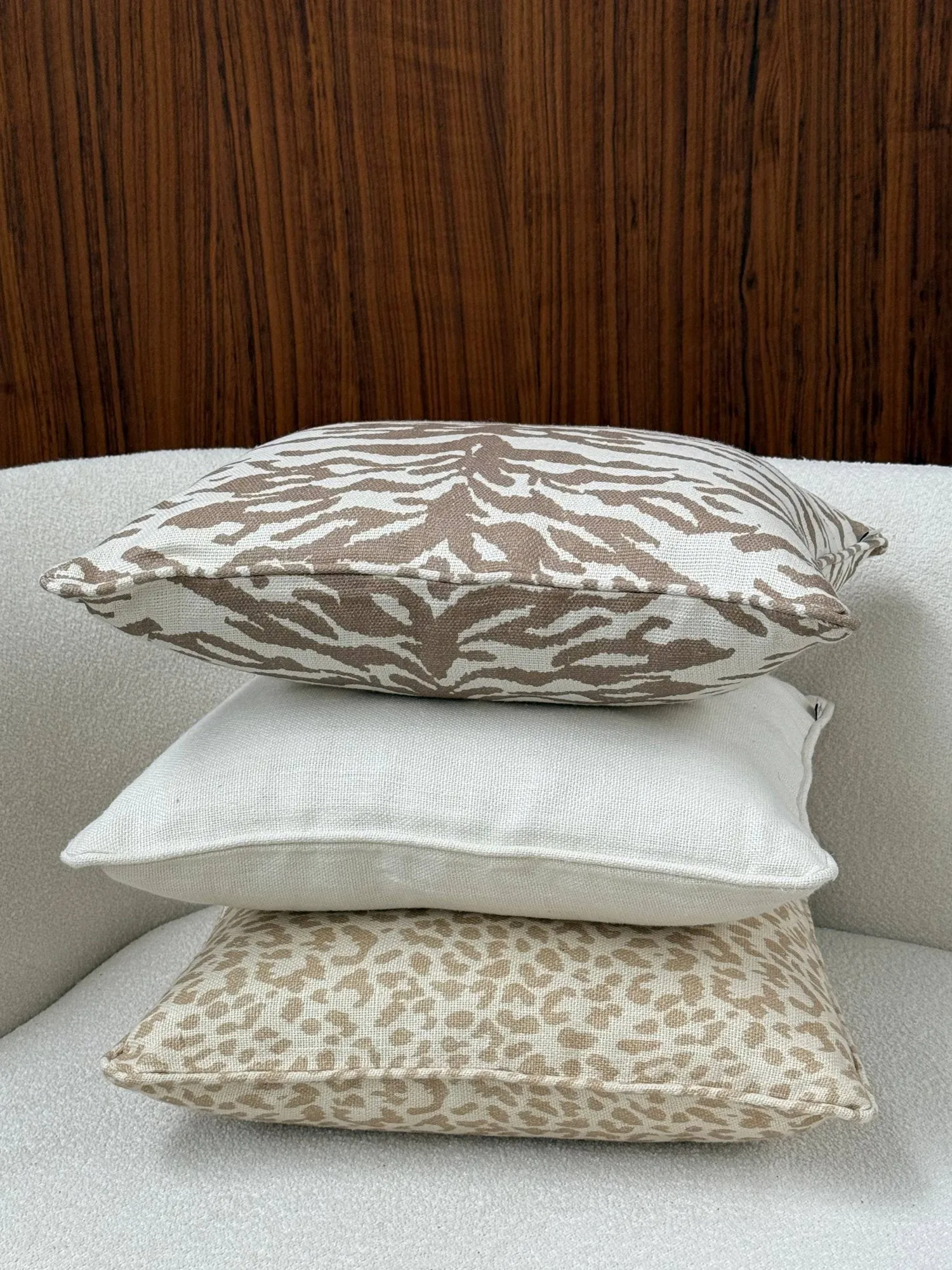 Norell διακοσμητικό μαξιλάρι, Τίγρης beige-εκρού, 50x50 εκ. Tinted